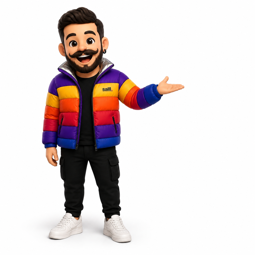 Caricatura 3D apresentando